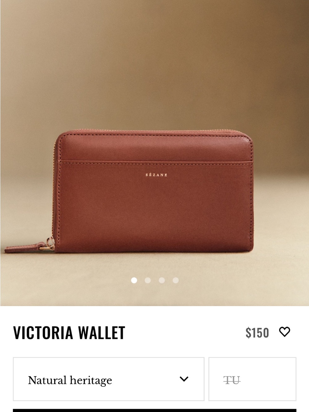 Sezane Victoria Women’s Wallet - Picture 3 of 3